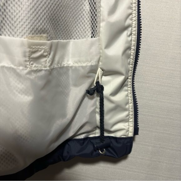 South Creek Raincoat Wind Breaker Color Block Yellow Blue White 1XB Hood NWOT - Picture 12 of 14